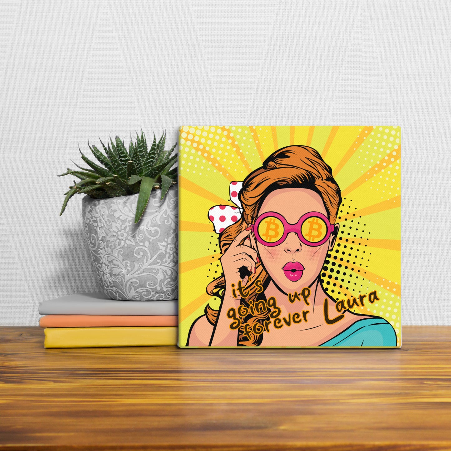 It's going up forever Laura - Mini Canvas
