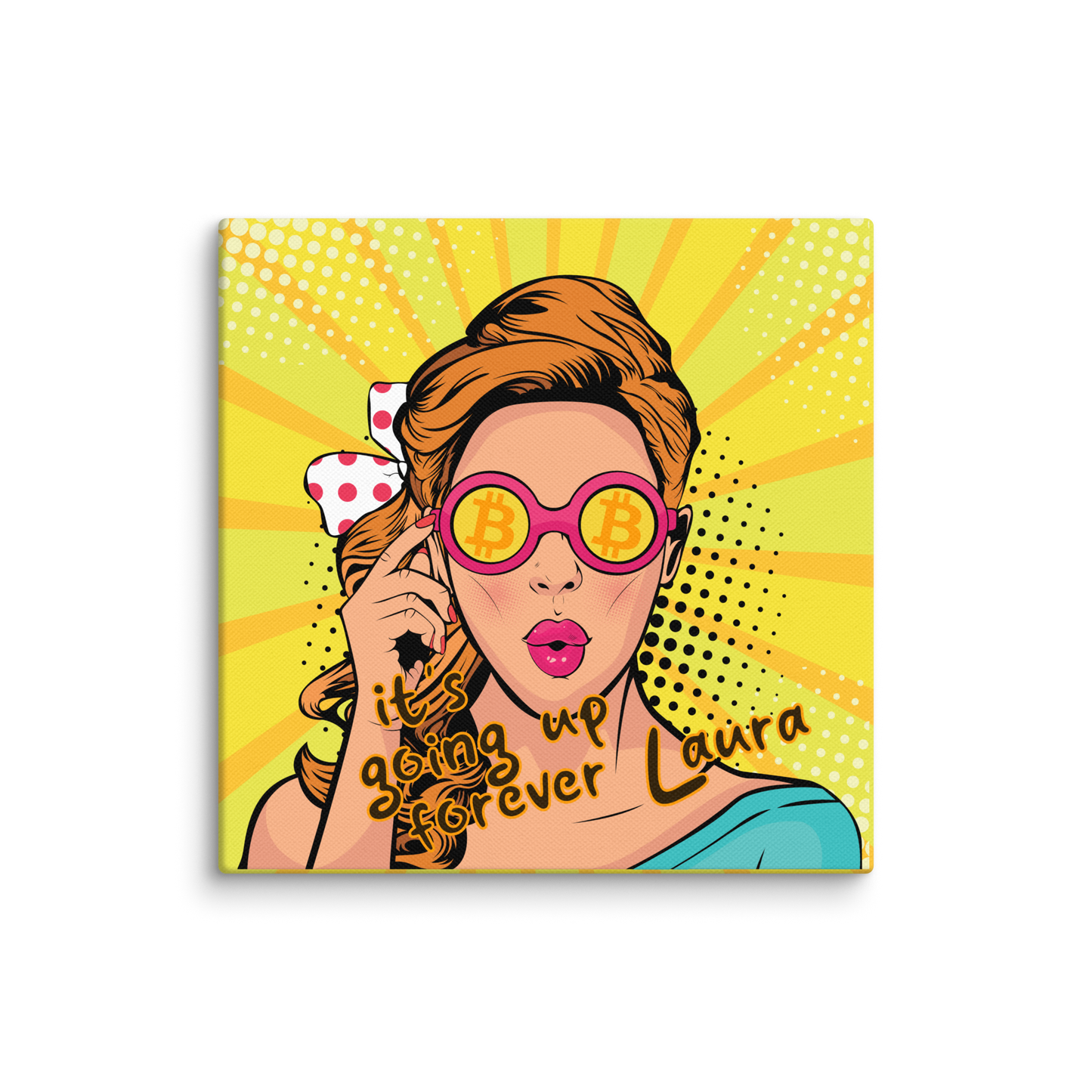 It's going up forever Laura - Mini Canvas