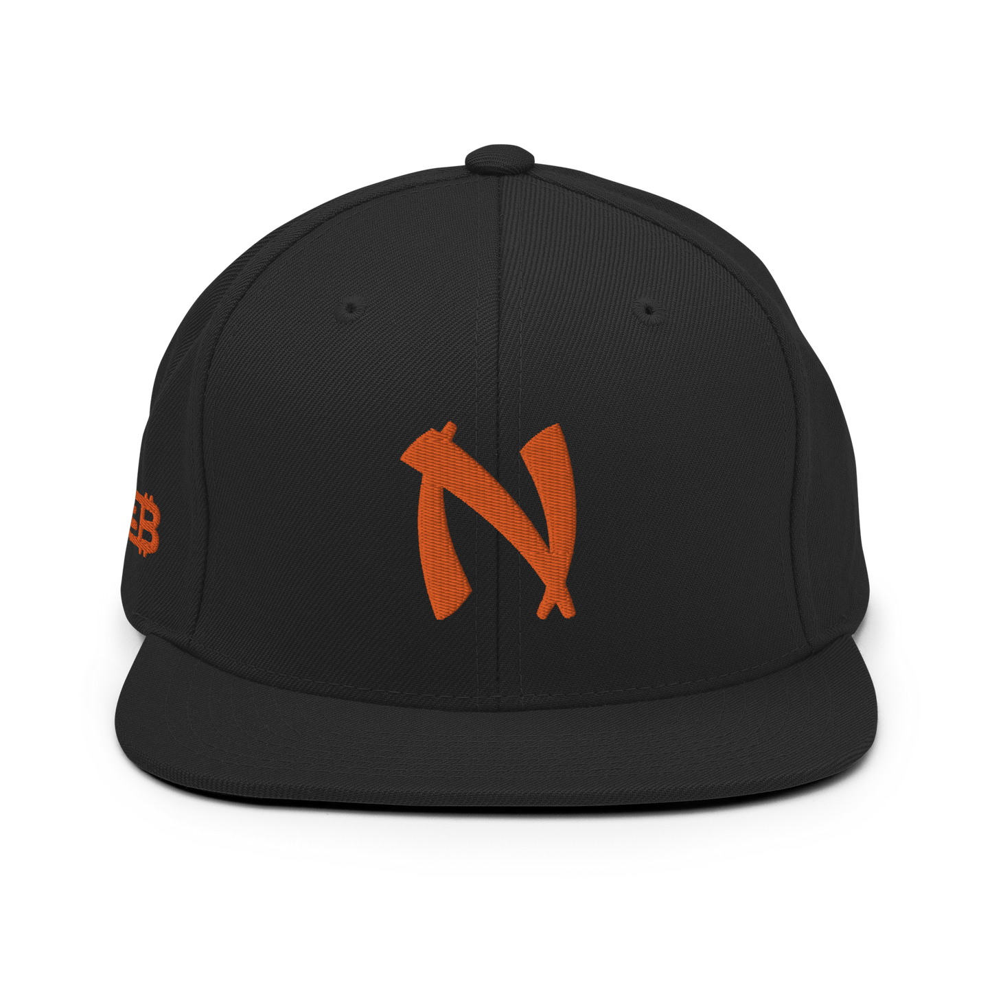 Nakamoto - Orange - Snapback Cap - 3D Puff