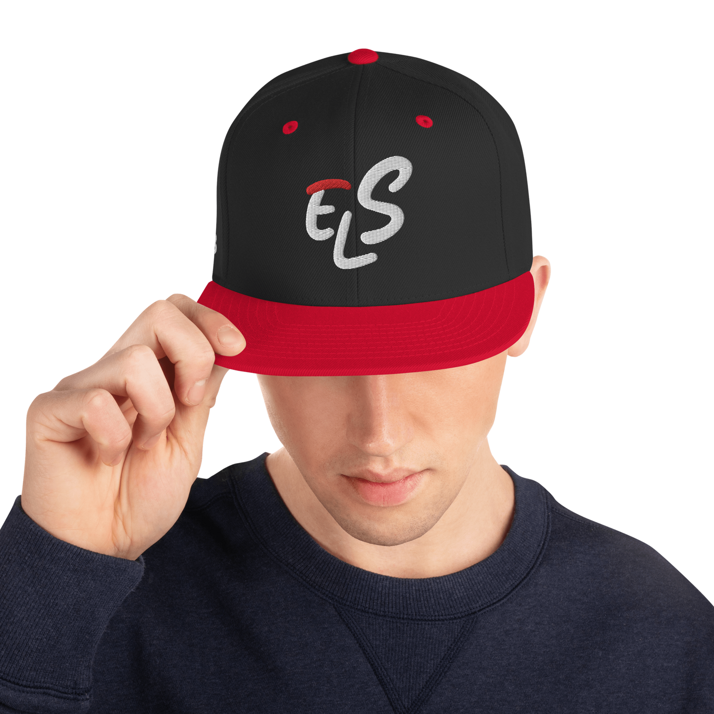 EL Salvador - Black/Red - Snapback Hat - 3D Puff