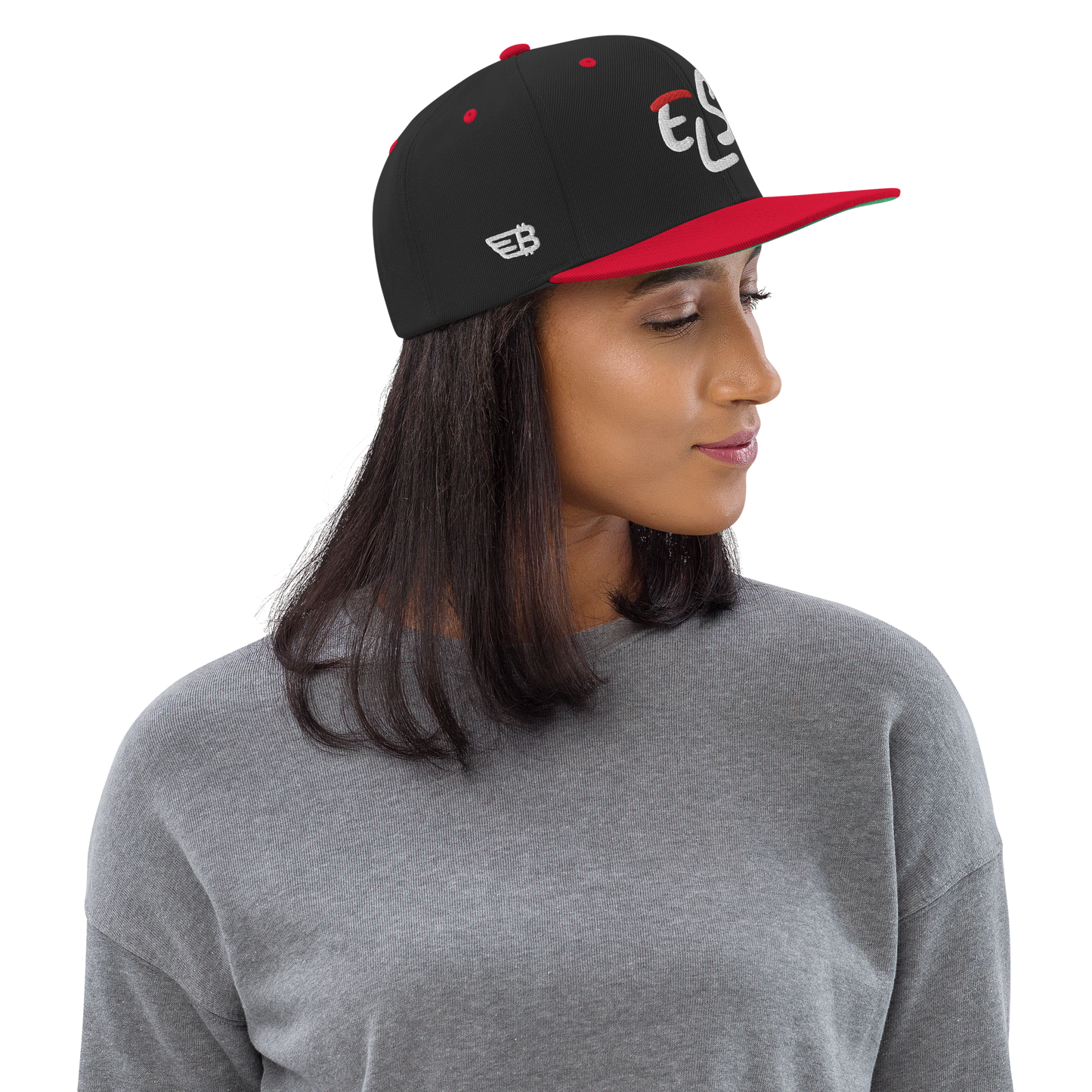 EL Salvador - Black/Red - Snapback Hat - 3D Puff
