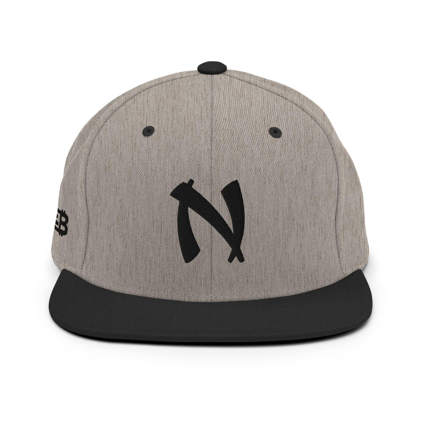 Nakamoto - Schwarze - Snapback Cap - 3D Puff
