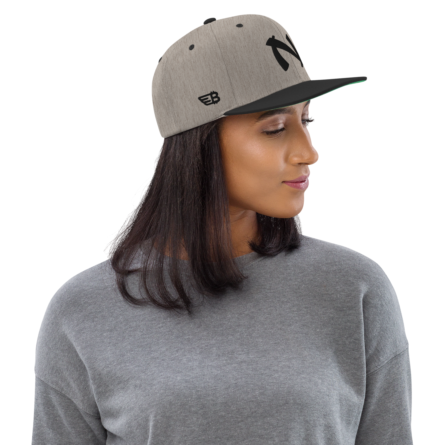 Nakamoto - Schwarze - Snapback Cap - 3D Puff