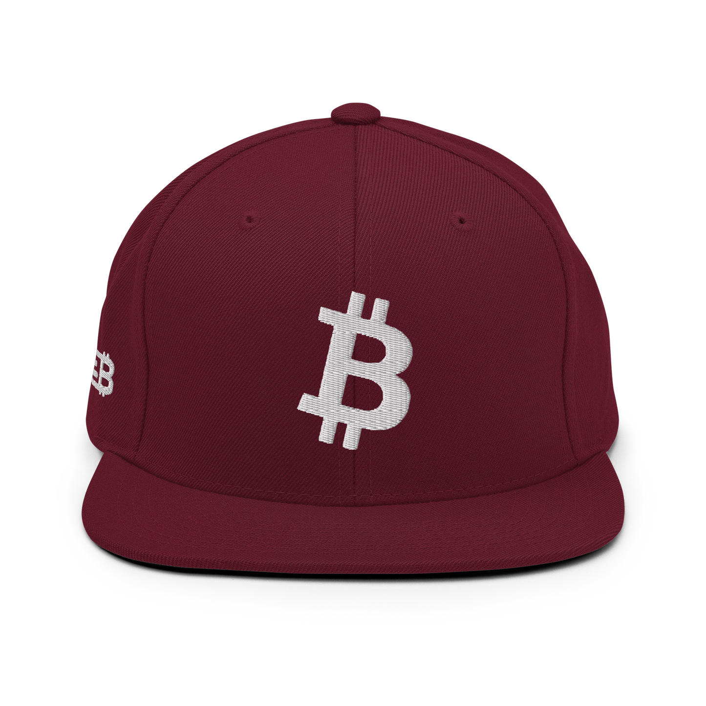 Bitcoin - Weiß - Snapback Hat - 3D Puff