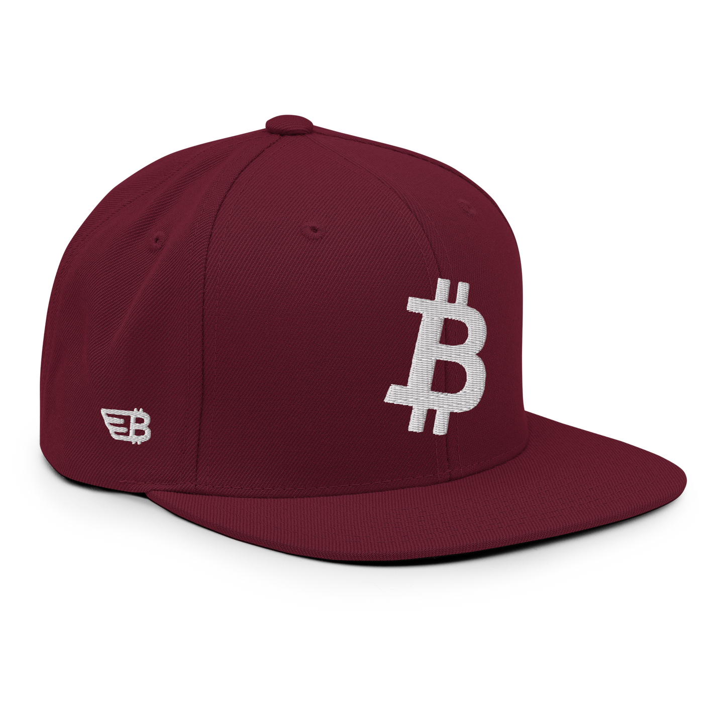 Bitcoin - Weiß - Snapback Hat - 3D Puff