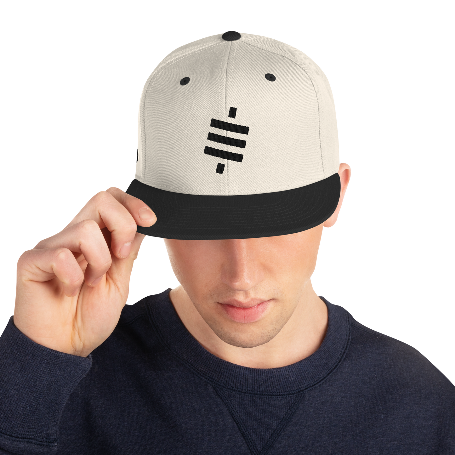Sats - Schwarz - Snapback Hat - 3D Puff