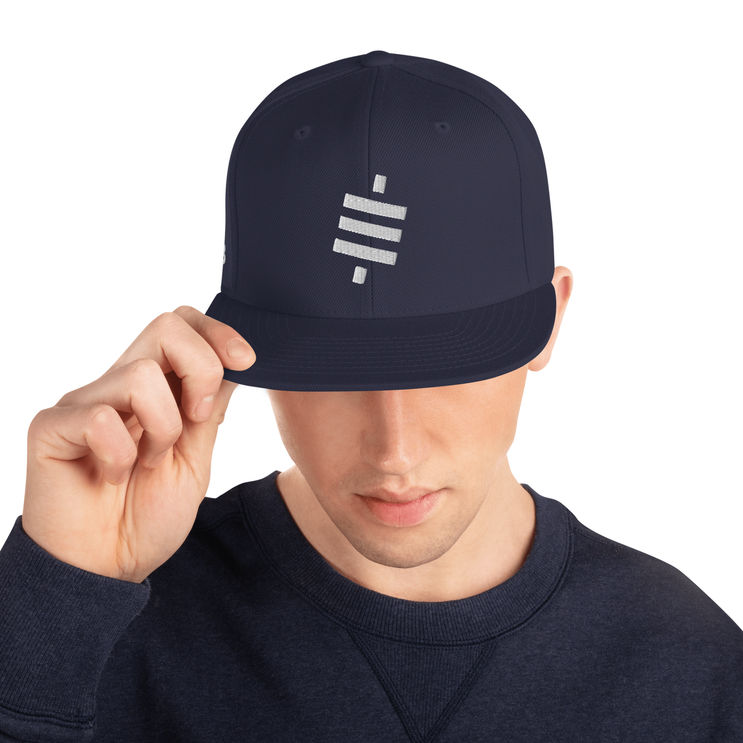 Sats - Weiß - Snapback Hat - 3D Puff