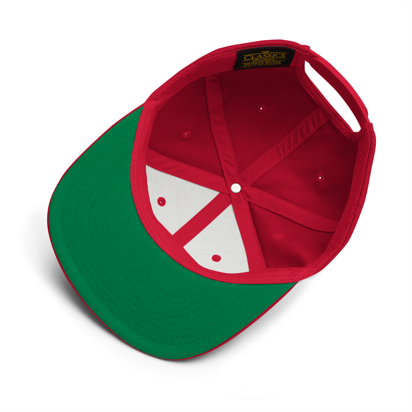 HalFin - Weiß - Snapback Cap - 3D Puff