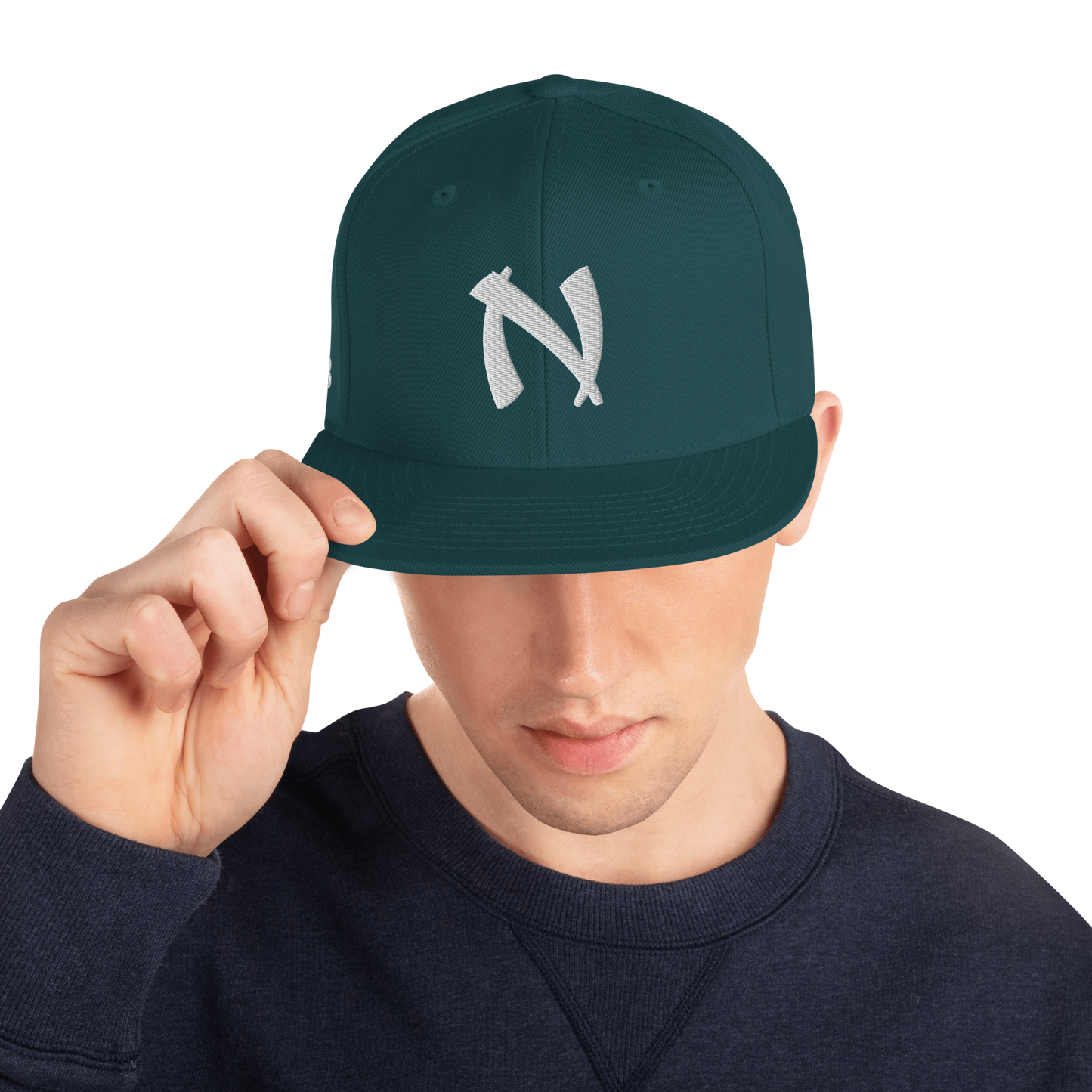 Nakamoto - White - Snapback Cap - 3D Puff