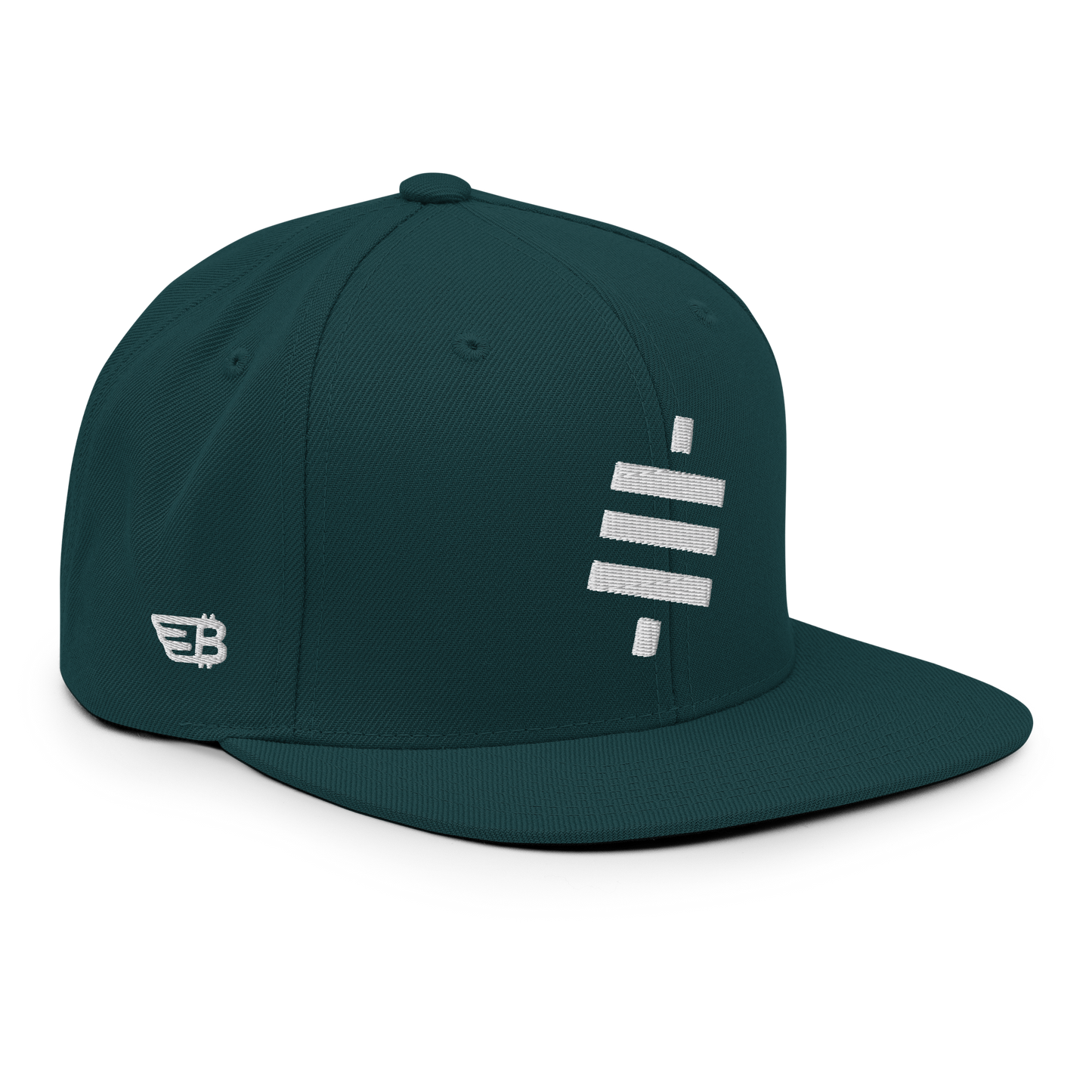 Sats - Weiß - Snapback Hat - 3D Puff