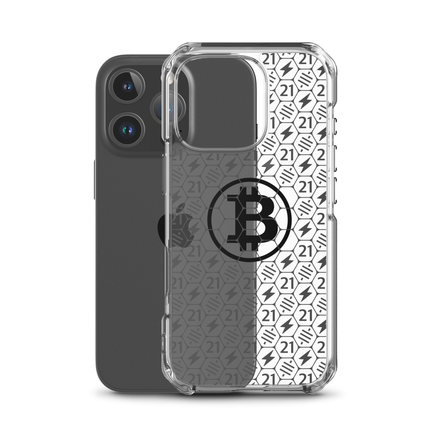 21M-⚡︎-Sats - Clear Case for iPhone®