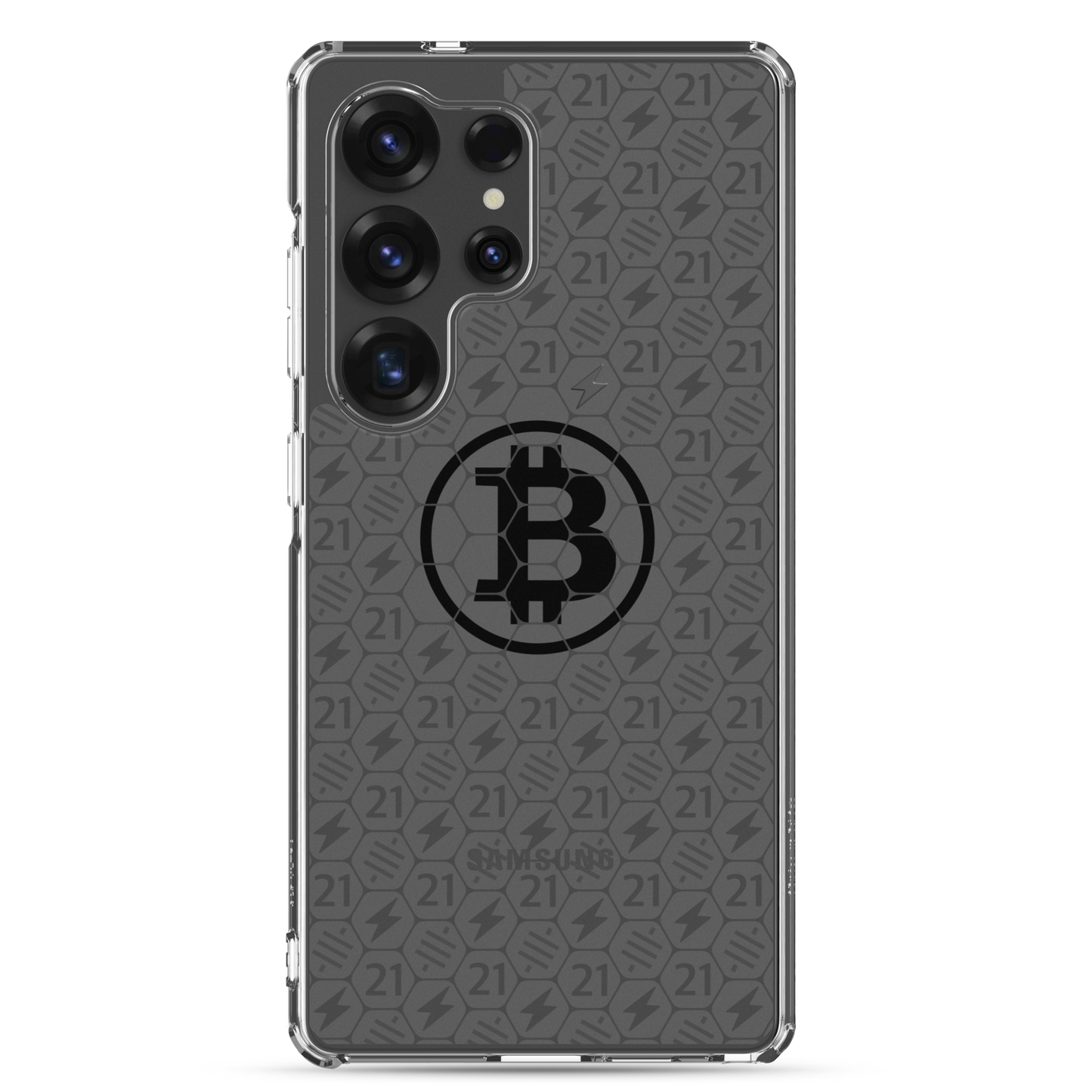 21M-⚡︎-Sats - Clear Case for Samsung®