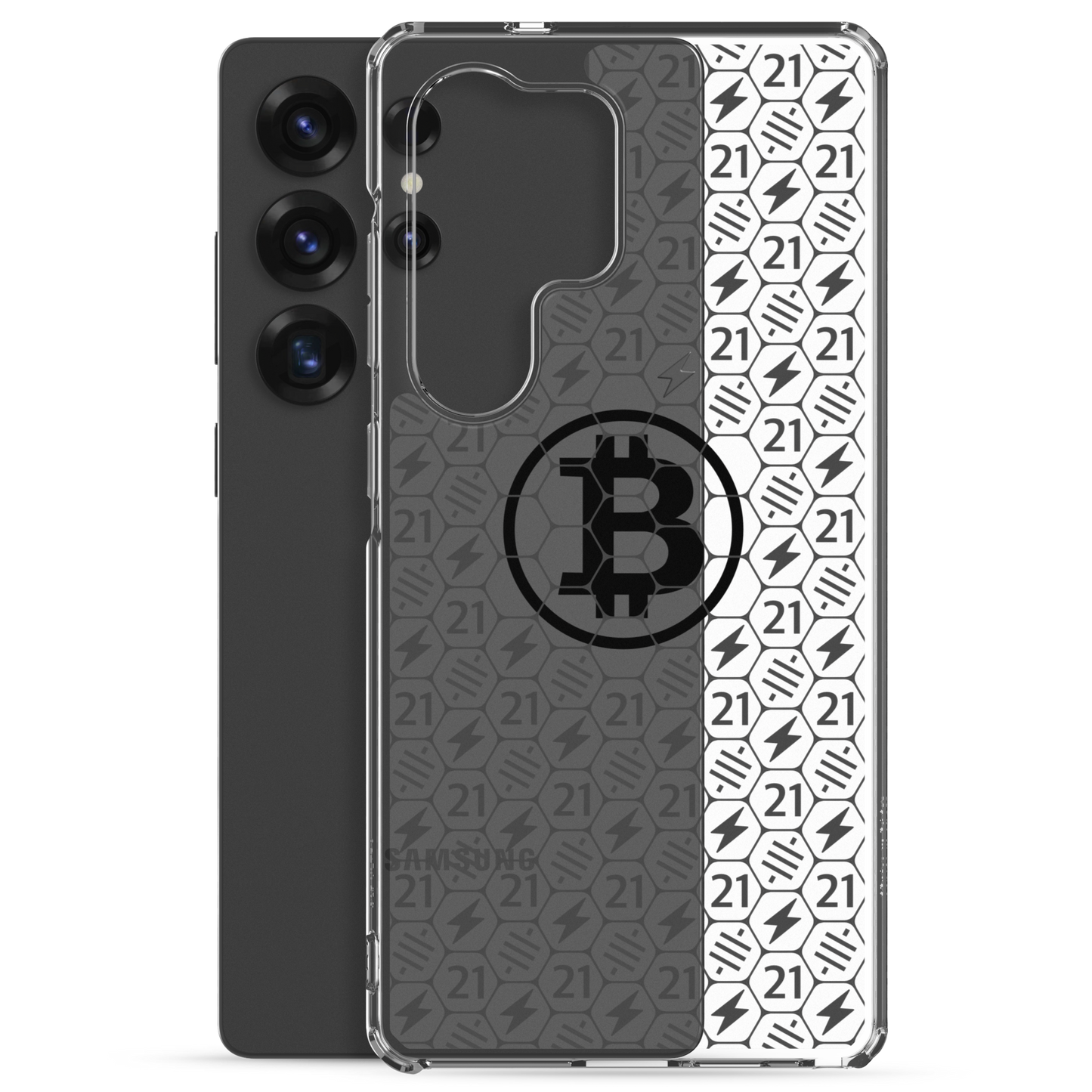 21M-⚡︎-Sats - Clear Case for Samsung®