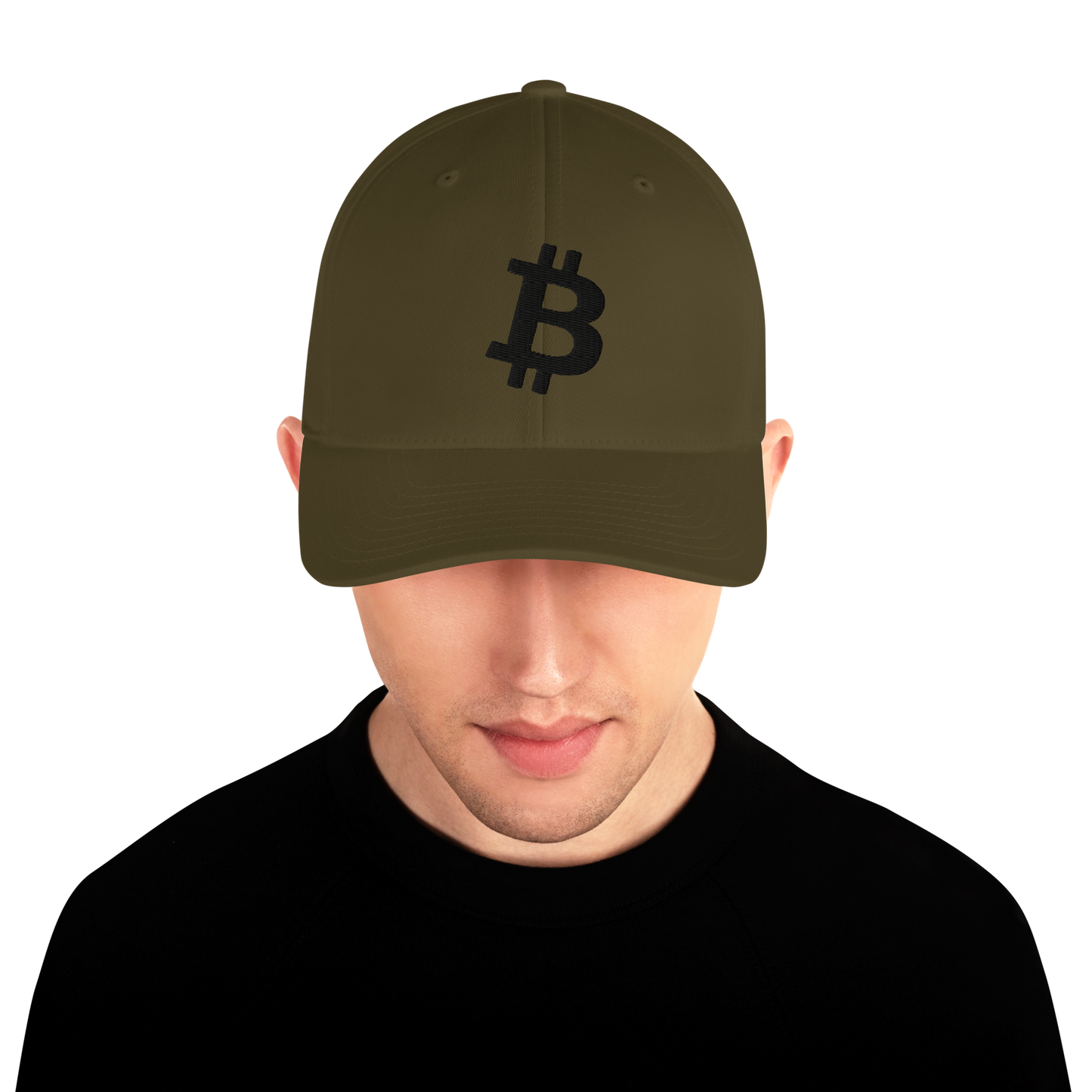 Bitcoin - Schwarz - Baseball Cap - 3D Puff