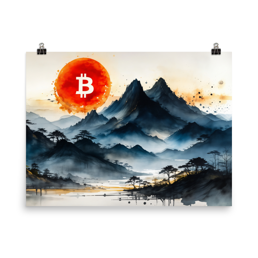 Sonnenaufgang - Poster mattes Papier