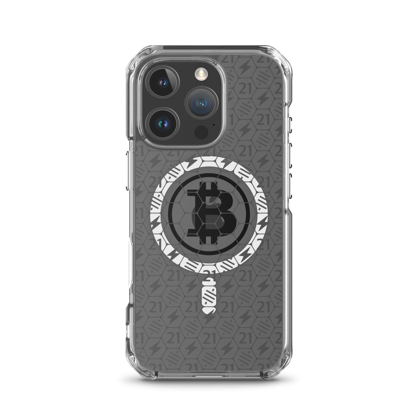 21M-⚡︎-Sats - MagSafe® clear case for iPhone®