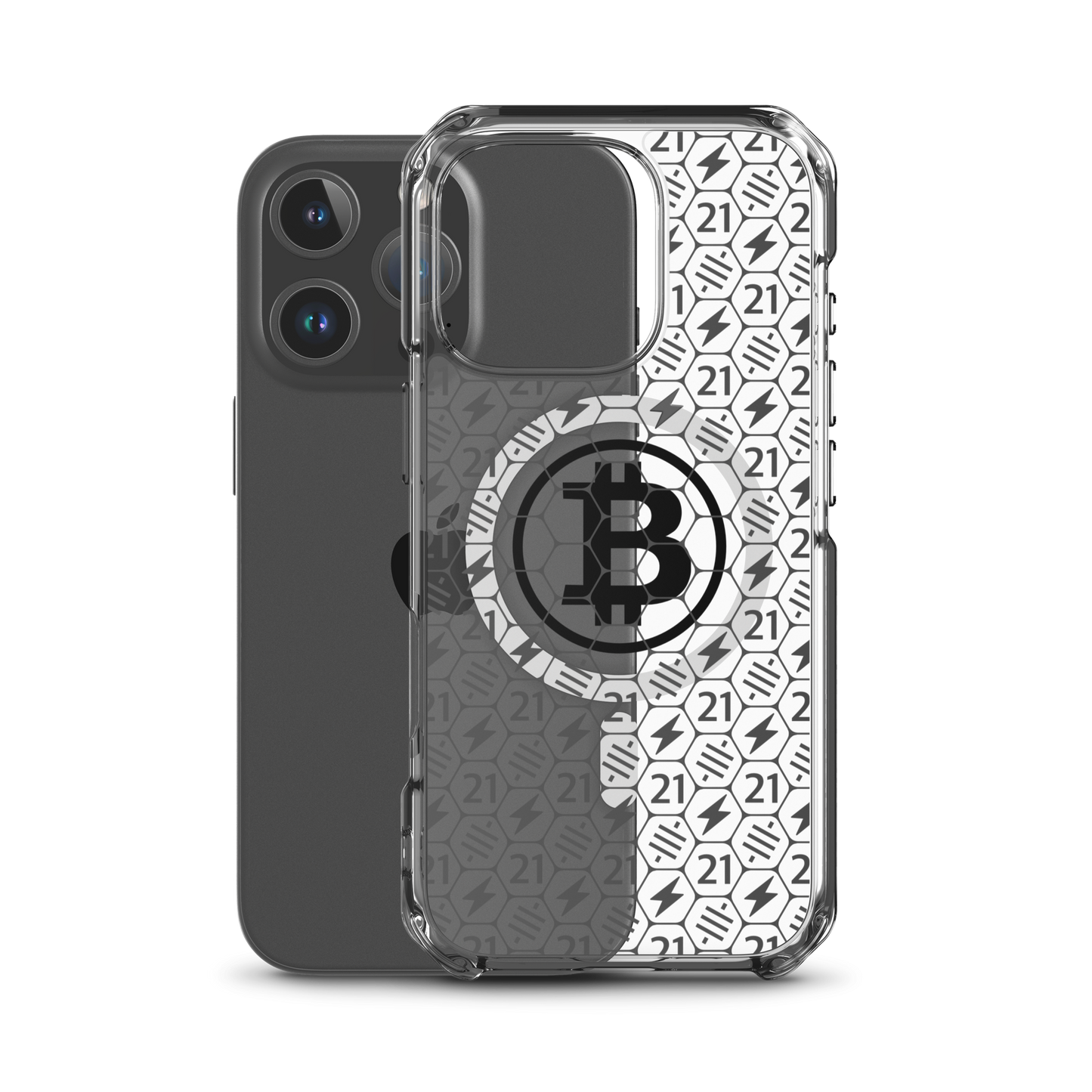 21M-⚡︎-Sats - MagSafe® clear case for iPhone®