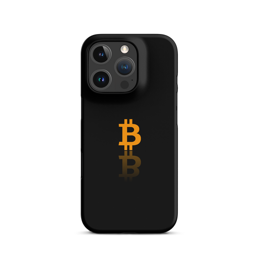 Reflective BTC - Snap case glossy for iPhone®