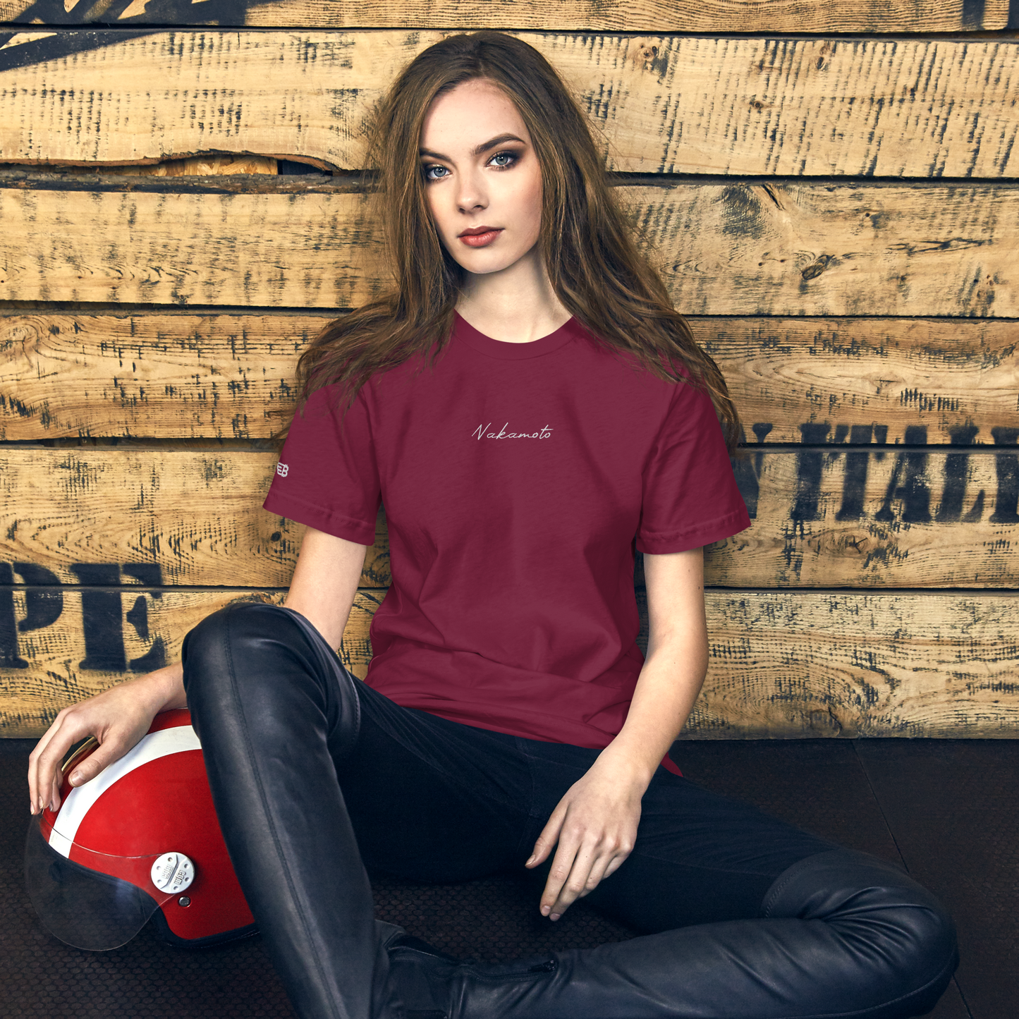 Nakamoto - Gestickt - Unisex t-shirt