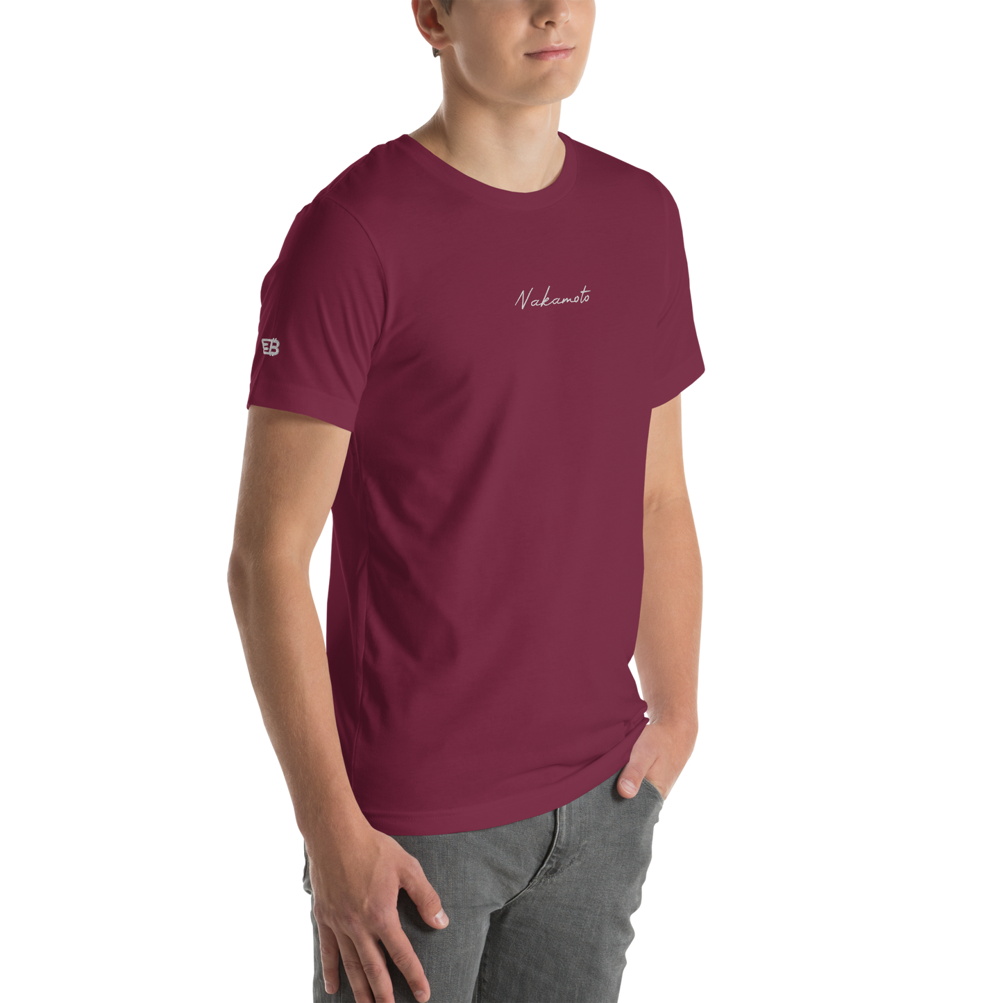 Nakamoto - Gestickt - Unisex t-shirt