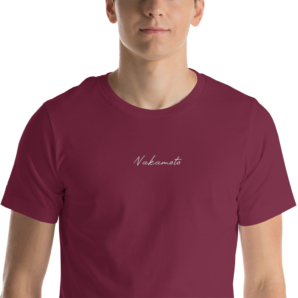 Nakamoto - Gestickt - Unisex t-shirt