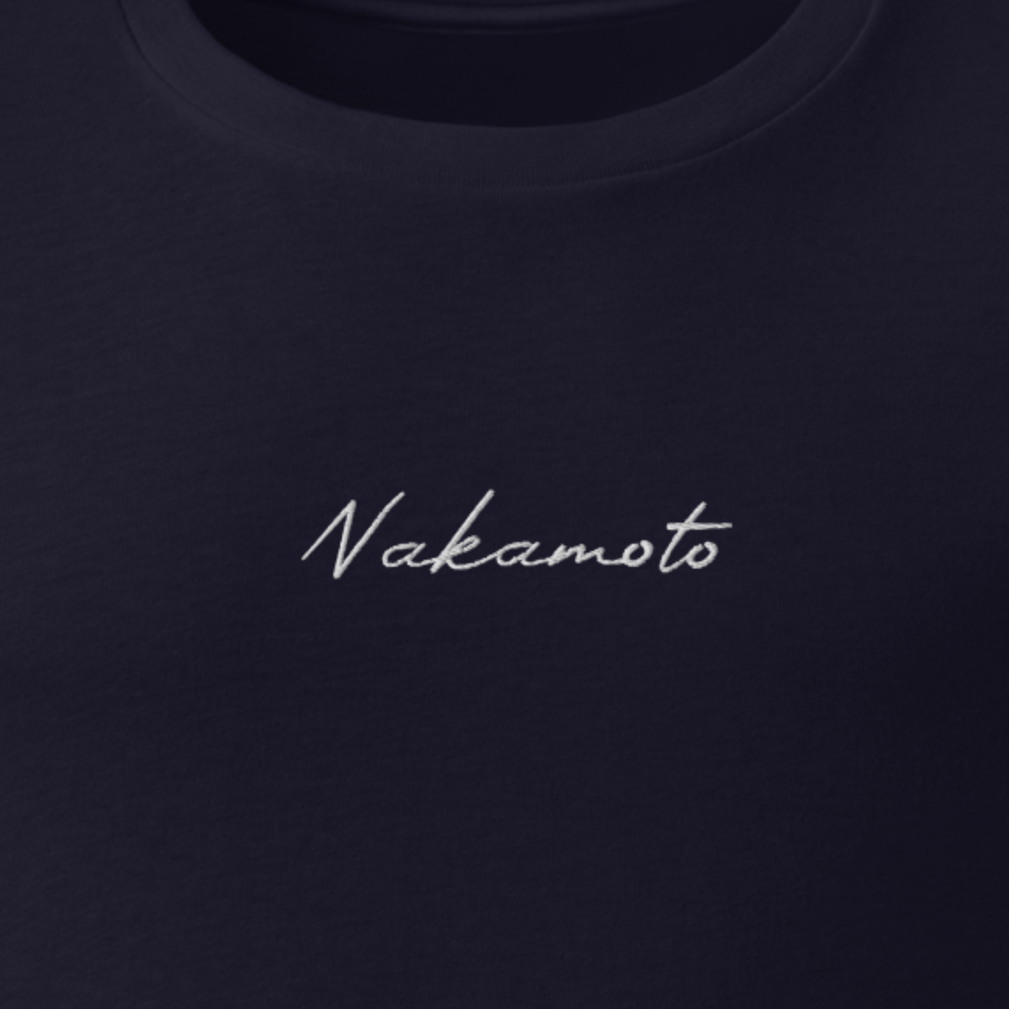 Nakamoto - Gestickt - Unisex Langarmshirts