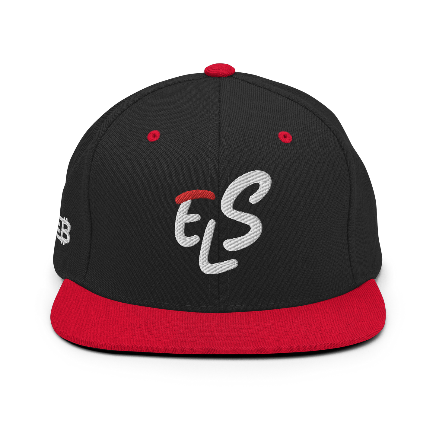 „EL Salvador“ Schwarz/Rote Snapback Cap 3D Puff