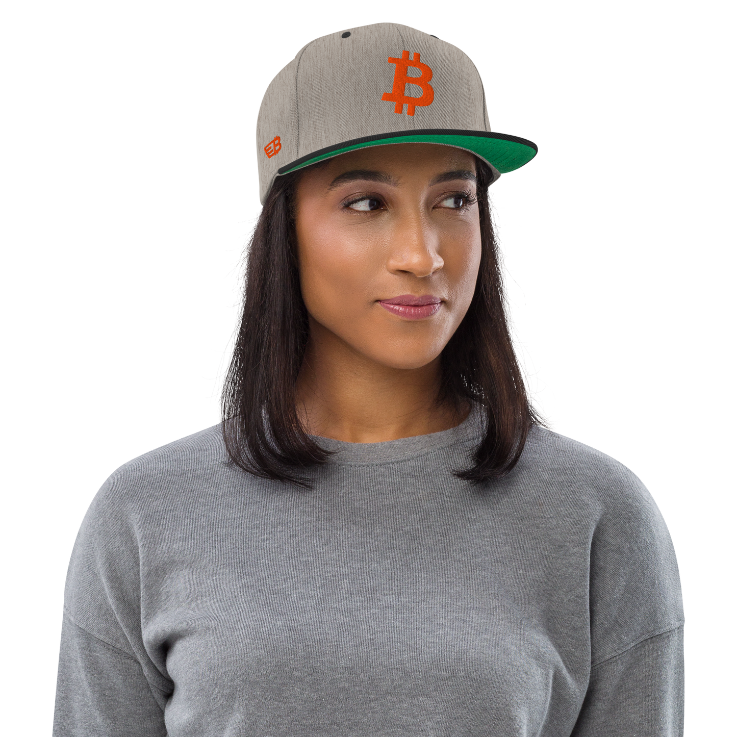 Bitcoin - Orange - Snapback Hat - 3D Puff