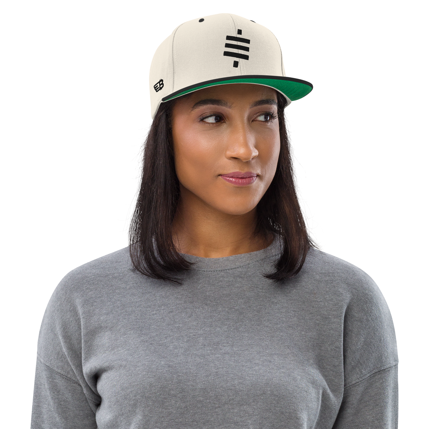 Sats - Schwarz - Snapback Hat - 3D Puff