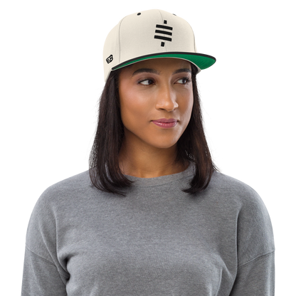 Sats - Schwarz - Snapback Hat - 3D Puff