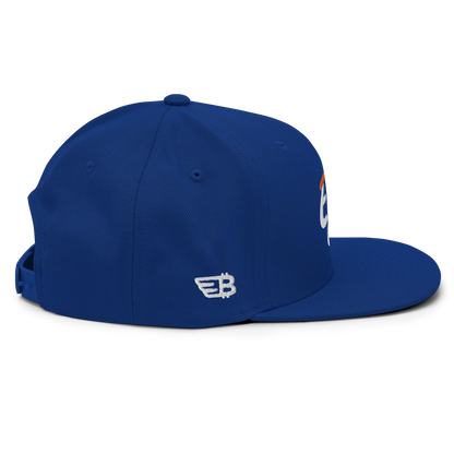 "EL Salvador" Royal Blue Snapback Hat 3D Puff