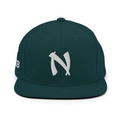 Nakamoto - White - Snapback Cap - 3D Puff