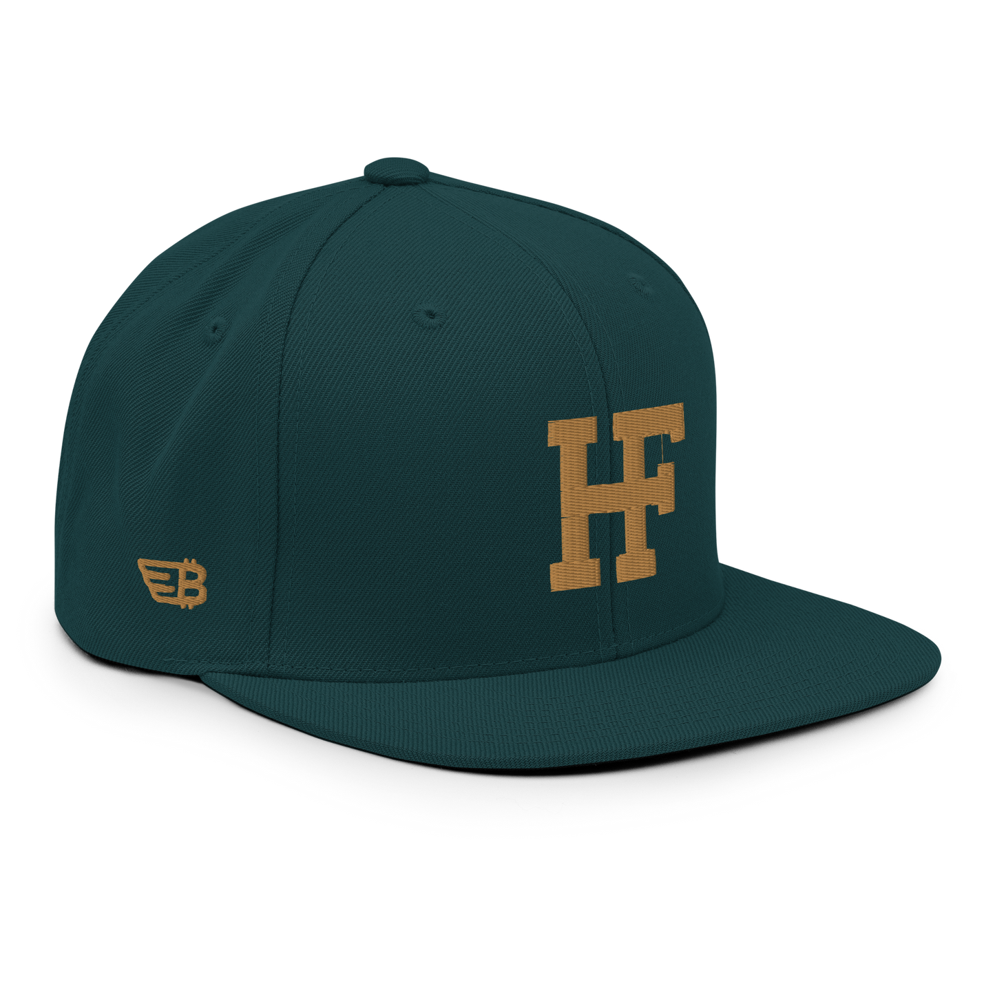 "HalFin" Spruce Snapback Hat 3D Puff