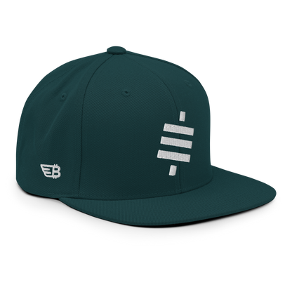Sats - Weiß - Snapback Hat - 3D Puff