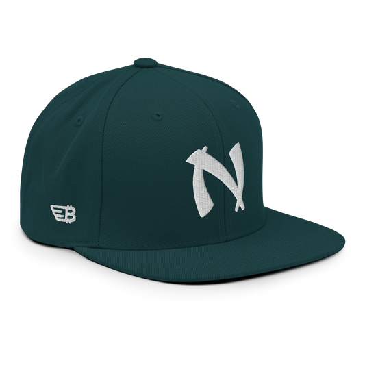 Nakamoto - Weiß - Snapback Hat - 3D Puff