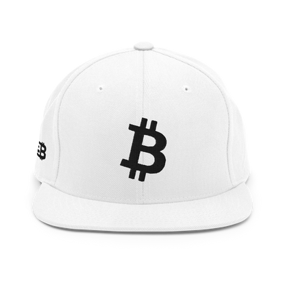 Bitcoin - Schwarz - Snapback Hat - 3D Puff