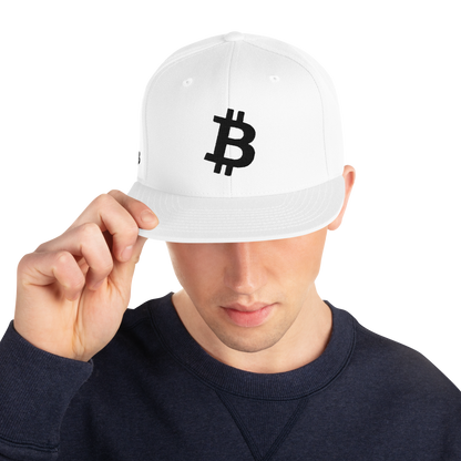 Bitcoin - Schwarz - Snapback Hat - 3D Puff