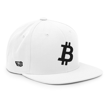 Bitcoin - Schwarz - Snapback Hat - 3D Puff