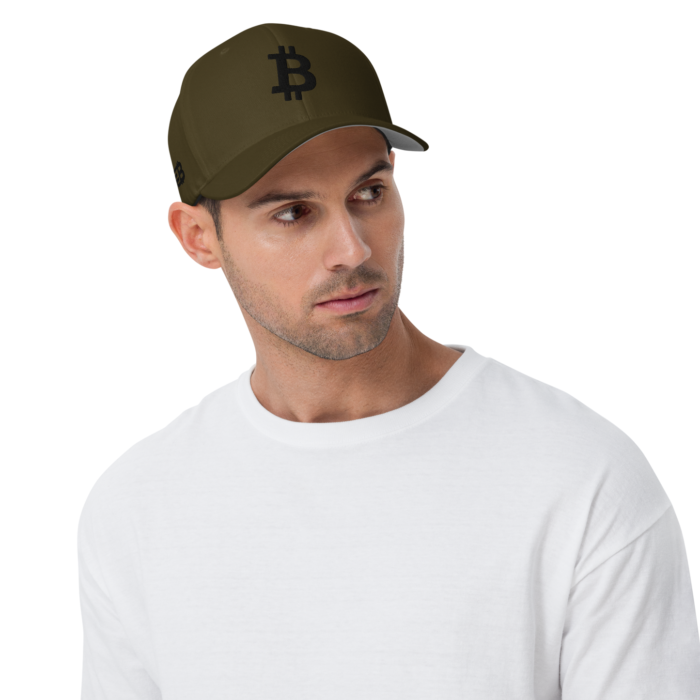 Bitcoin - Schwarz - Baseball Cap - 3D Puff