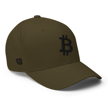 Bitcoin - Schwarz - Baseball Cap - 3D Puff