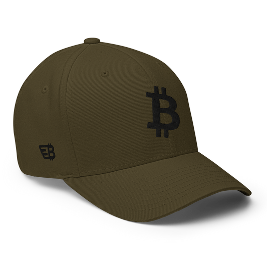Bitcoin - Schwarz - Baseball Cap - 3D Puff