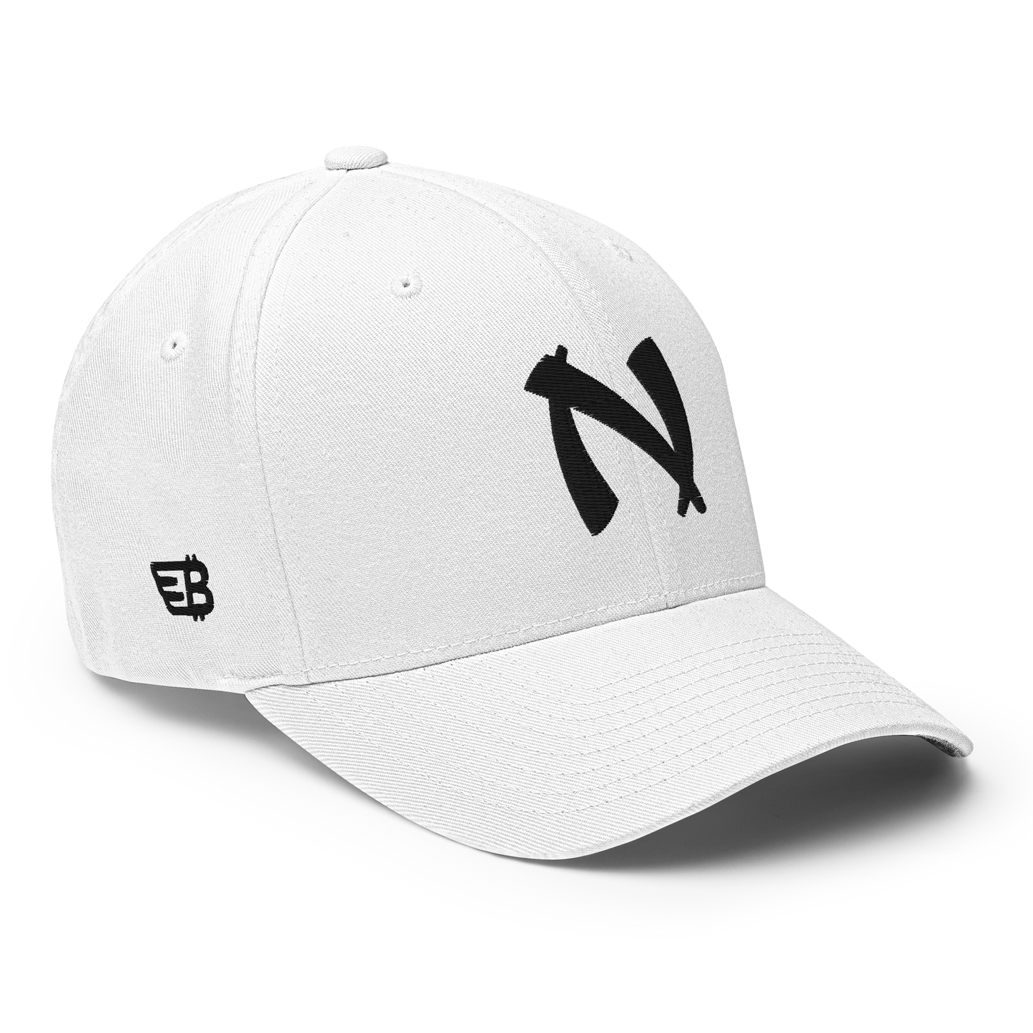 Nakamoto - Schwarz - Baseball Cap - 3D Puff