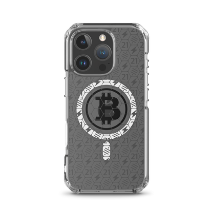 21M-⚡︎-Sats - MagSafe® clear case for iPhone®