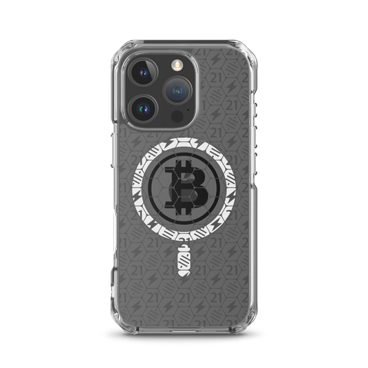 21M-⚡︎-Sats - MagSafe® clear case for iPhone®