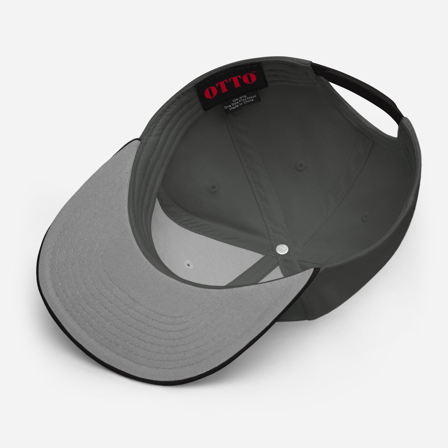 "₿asketball" Charcoal gray/Black Snapback Hat