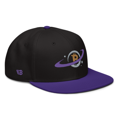 "Planet“ Purple/Black Snapback Hat