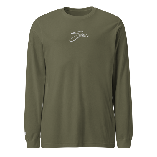 Satoshi - Gestickt - Unisex Langarmshirts