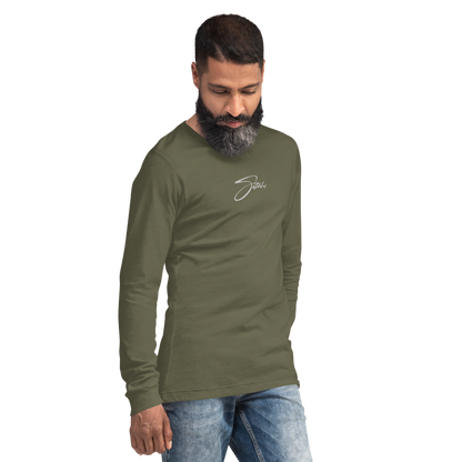 Satoshi - Gestickt - Unisex Langarmshirts