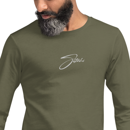 Satoshi - Gestickt - Unisex Langarmshirts
