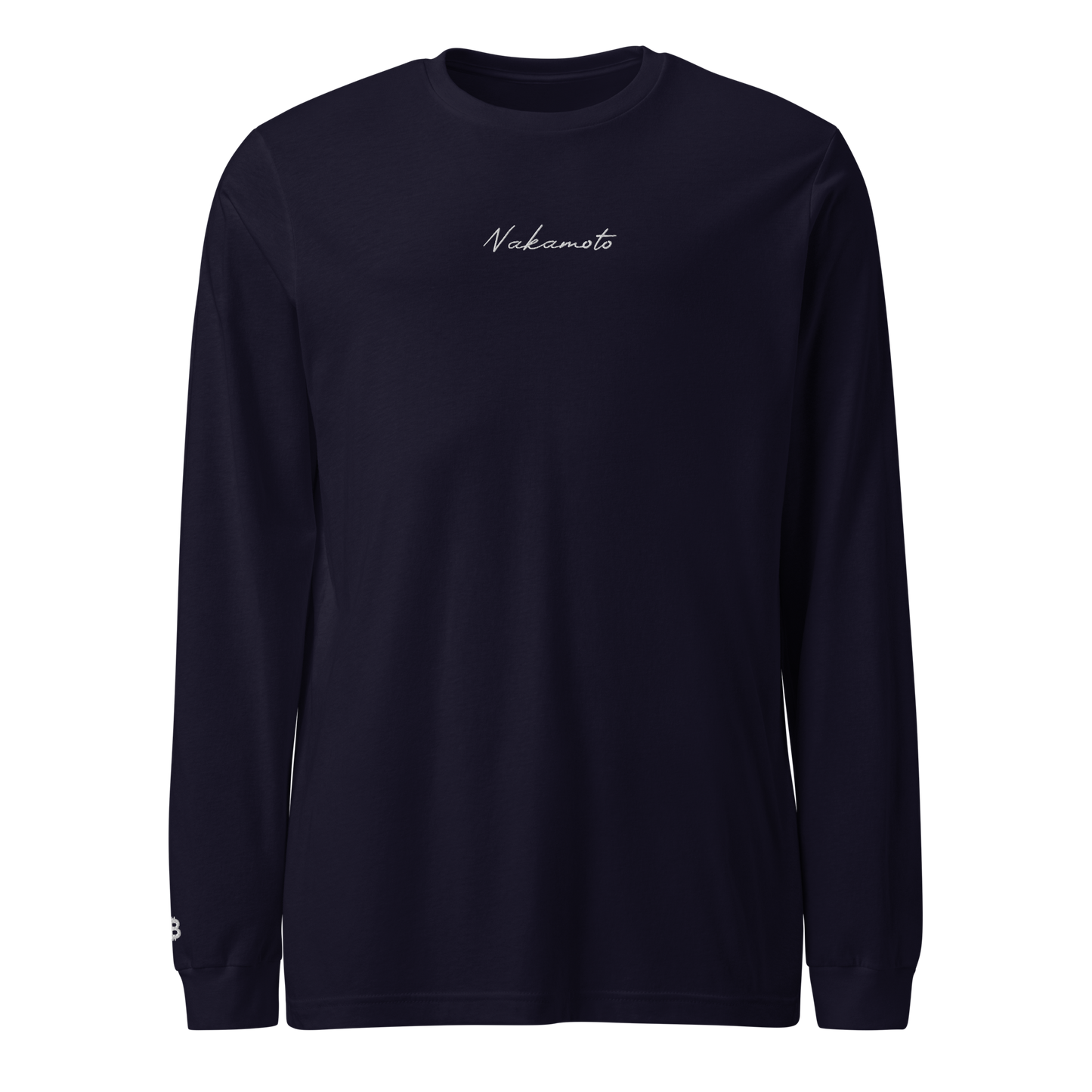 Nakamoto - Gestickt - Unisex Langarmshirts